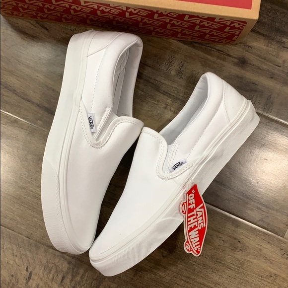 VANS CLASSIC SLIP ON TRUE WHITE men’s - Picture 10 of 16